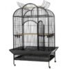 Dayang Papağan Kafesi Ayaklı Siyah 132x102x186